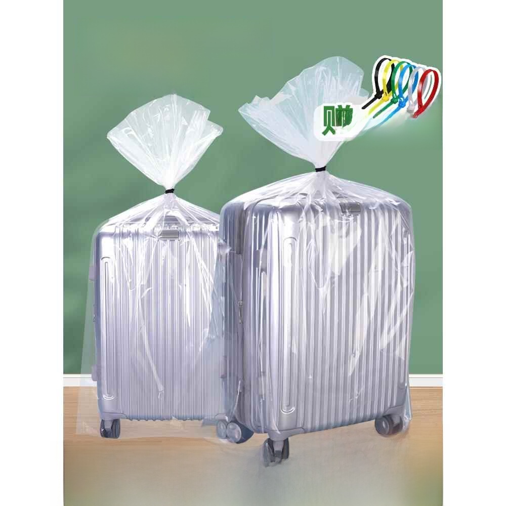 Waterproof Suitcase Cover Protector - Jednorazowy, pogrubiony plastikowy pokrowiec ochronny na