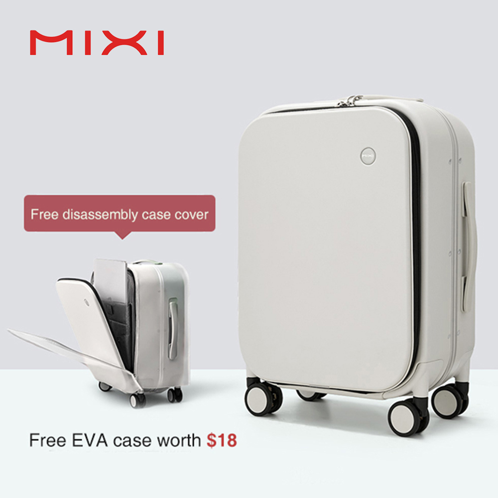 Foldable Rolling Luggage Bag - Mixi Patent Design aluminiowa rama walizka