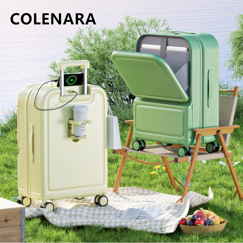 Front Opening Laptop Luggage 24 Inch - Walizka COLENARA ABS+PC z otwieranym przodem