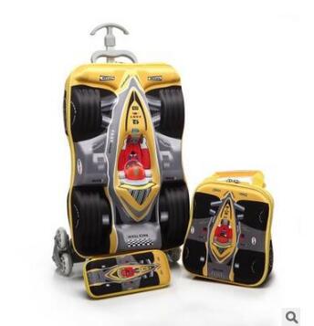 Foldable Rolling Luggage Bag - Walizka na kółkach dla dzieci 3D