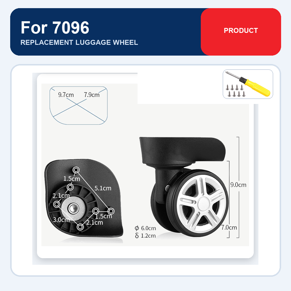 Zapasowe kółko do walizki uniw – Silent Replacement Luggage Wheels recenzja i cena