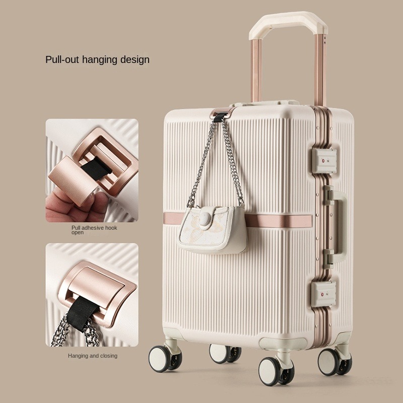 Nowy walizka podróżna 2026, wa – Aluminum Frame Carry On Luggage recenzja i cena