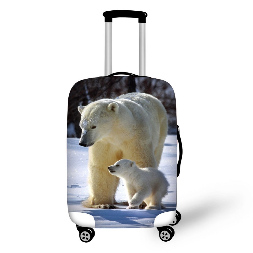 Zwierząt niedźwiedź polarny ba – Waterproof Suitcase Cover Protector recenzja i cena