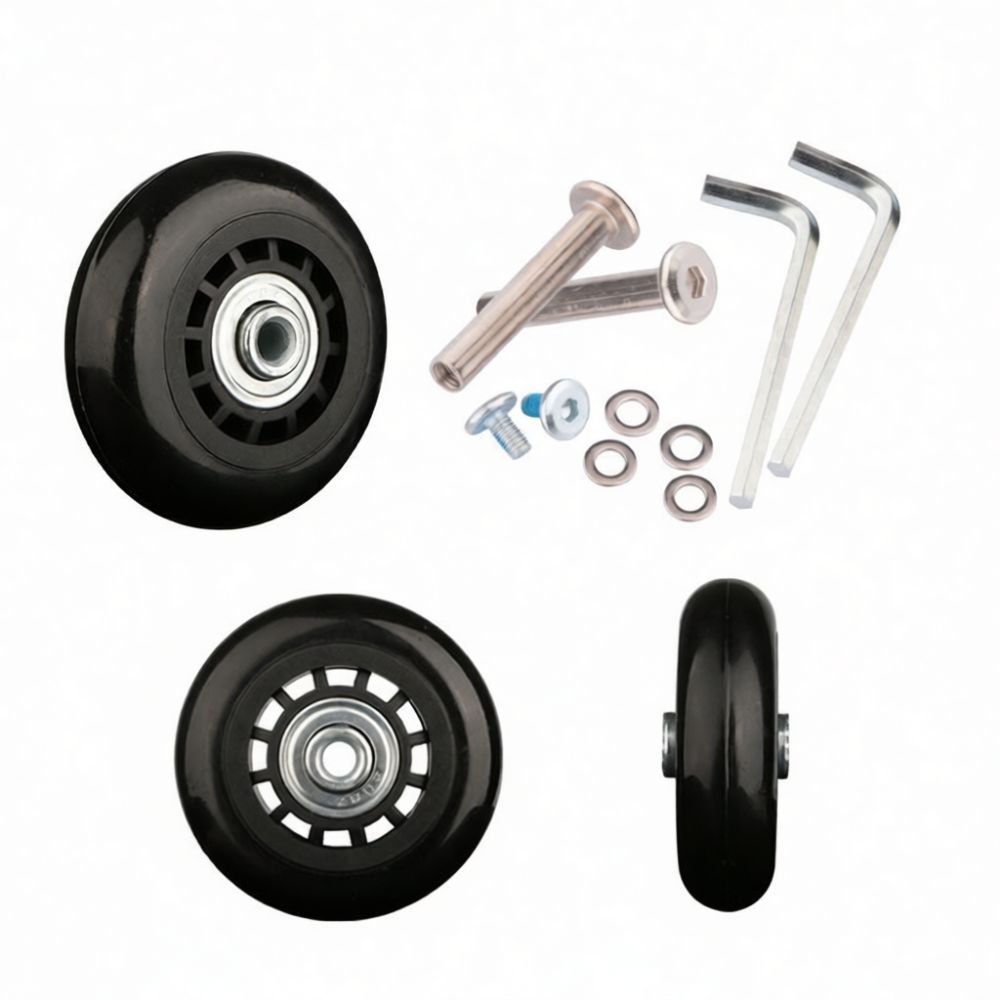 Kółka do walizek, gumowe, cich – Silent Replacement Luggage Wheels recenzja i cena