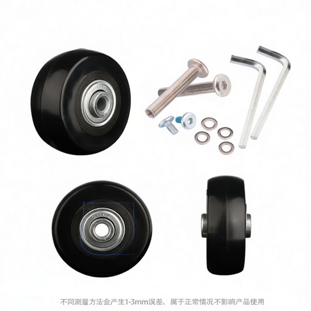 Kółka do walizek, gumowe, cich – Silent Replacement Luggage Wheels recenzja i cena