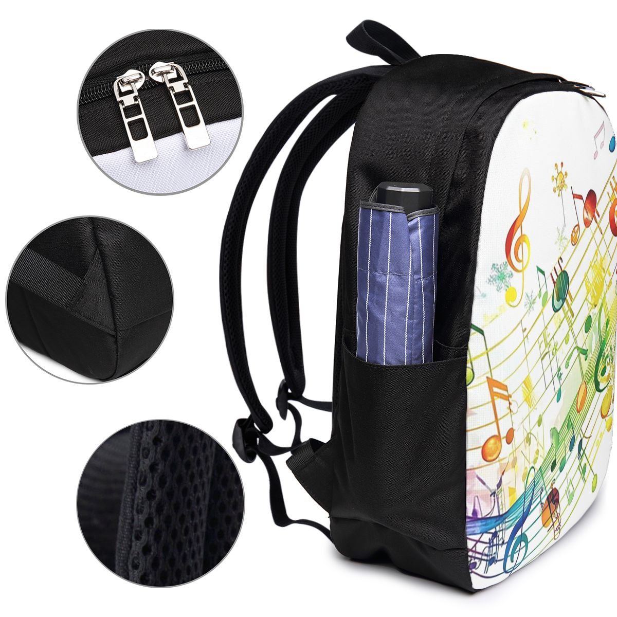 Abstrakcyjne klawisze fortepia – Backpacks recenzja i cena