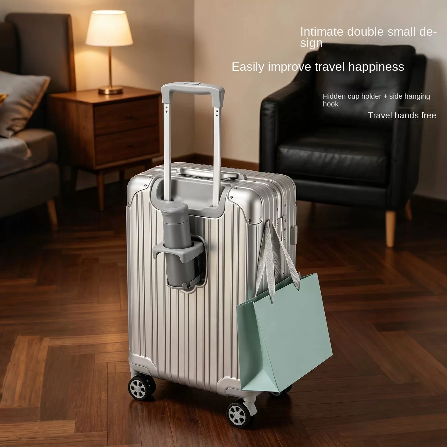 Walizka podróżna z przednim ot – Spinner Wheel Rolling Suitcase 20 Inch recenzja i cena