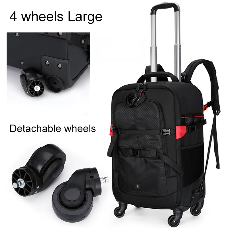 Profesjonalny plecak fotografi – Foldable Rolling Luggage Bag recenzja i cena