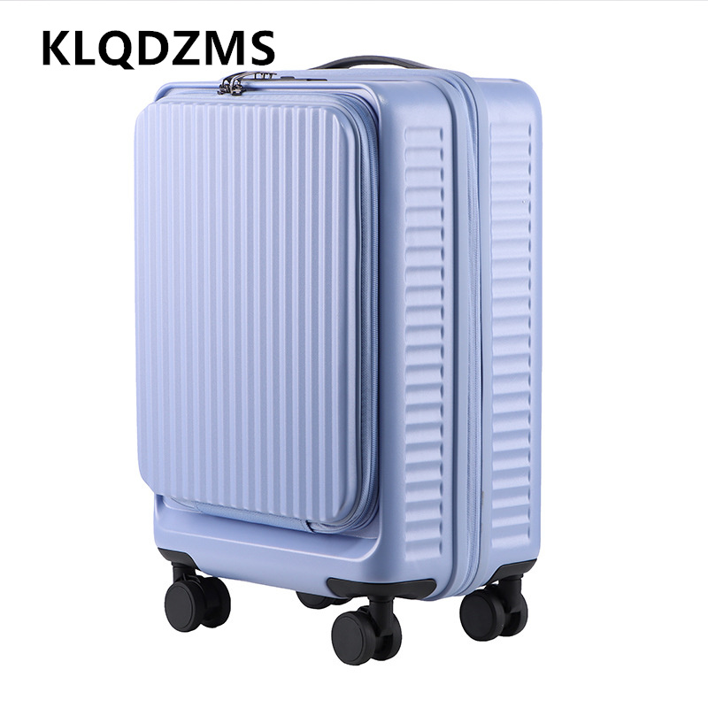 KLQDZMS Walizka na kółkach o d – Front Opening Laptop Luggage 24 Inch recenzja i cena